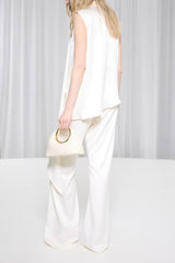Selena Satin Lounge Set – Fluid Co-ord in Glossy Fabric for Day-to-Night