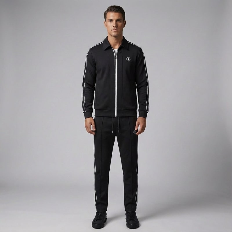 Rendon Men’s Tracksuit Set – Breathable Lightweight Lycra Two-Piece Activewear