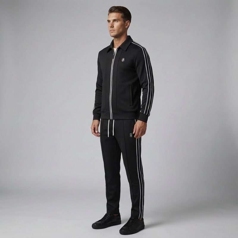 Rendon Men’s Tracksuit Set – Breathable Lightweight Lycra Two-Piece Activewear
