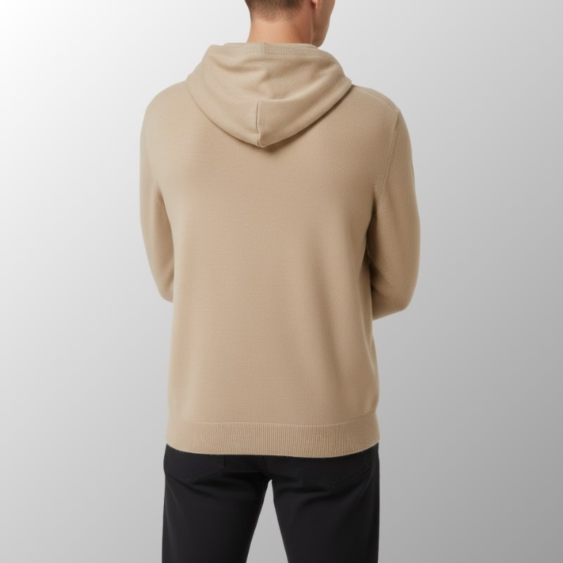 Leon Men’s Merino Wool Hoodie – Lightweight Warmth with Tailored Fit
