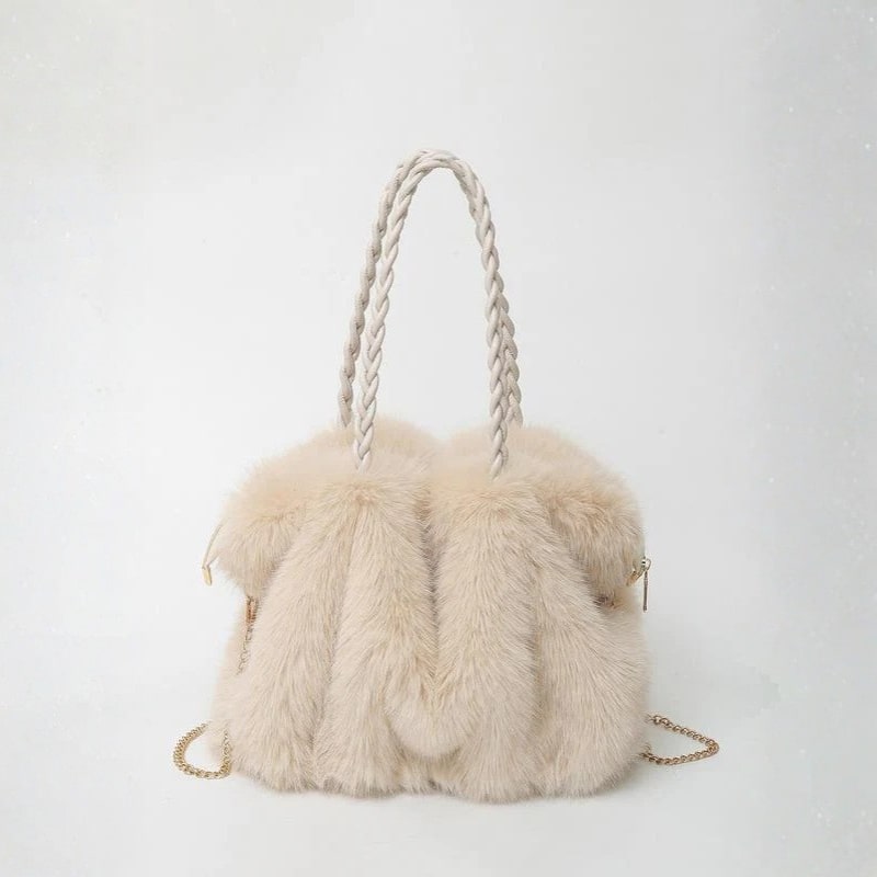 Ornella Women’s Shoulder Tote Bag –  Plush Velvet Lightweight & Timeless Design