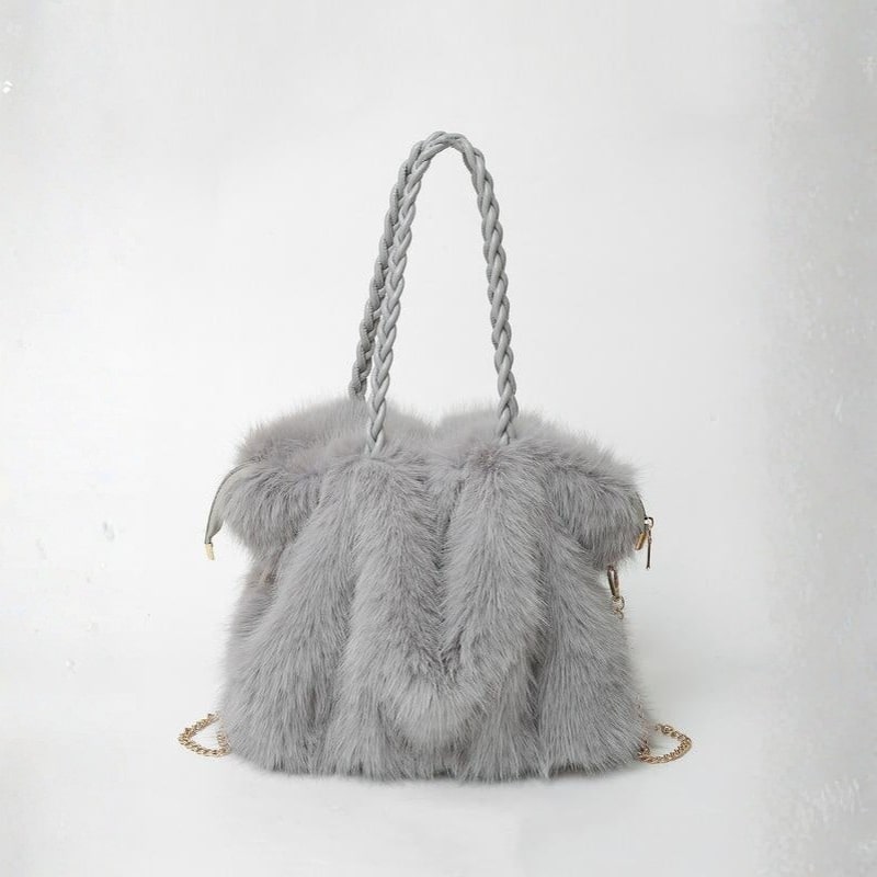 Ornella Women’s Shoulder Tote Bag –  Plush Velvet Lightweight & Timeless Design