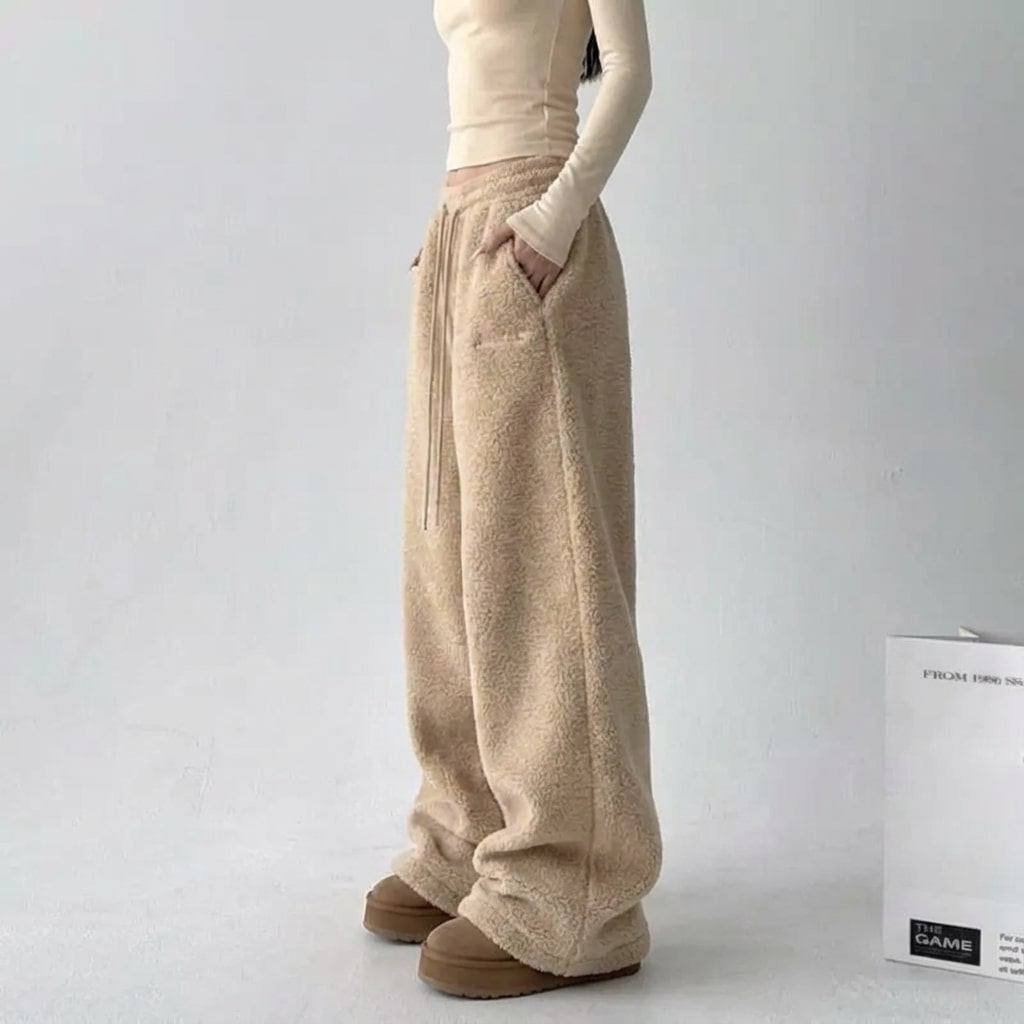 Rosalind Women’s Fleece Pants – Soft Drawstring Fit