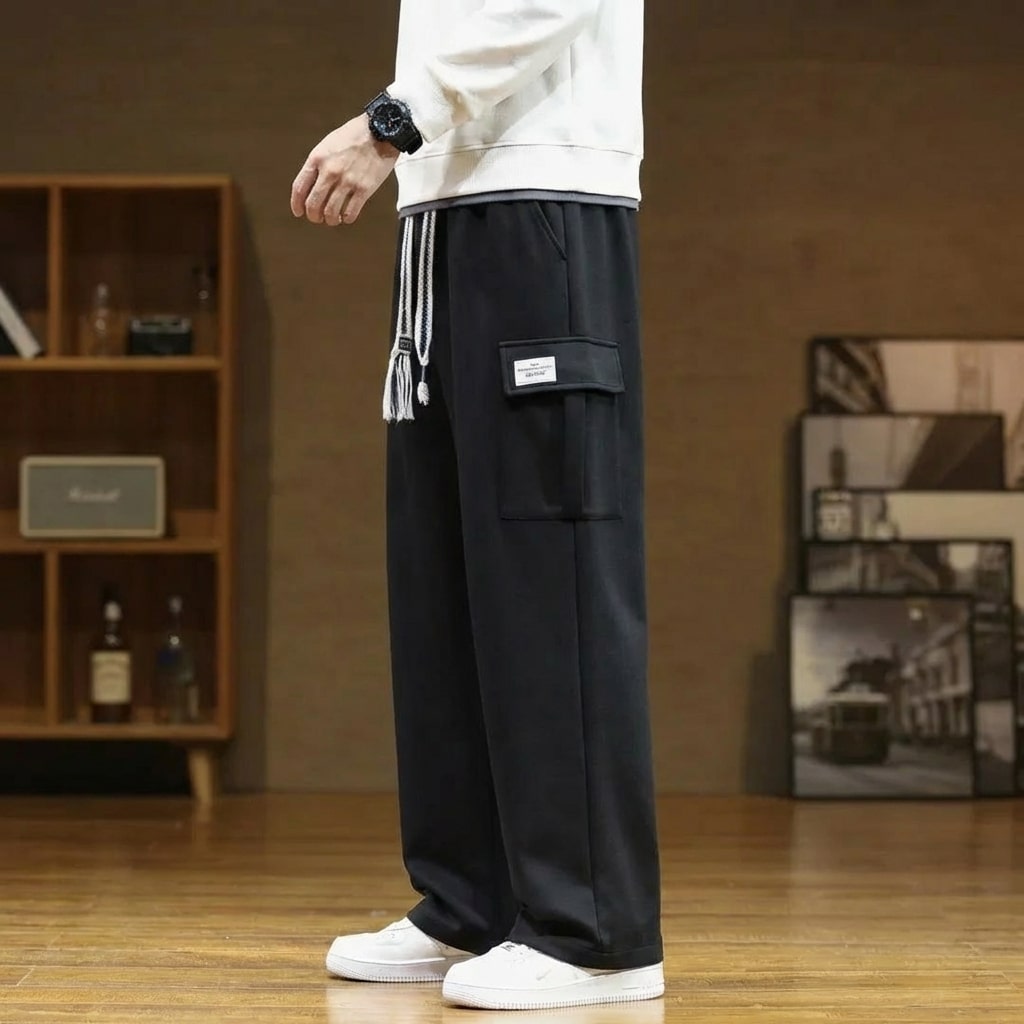 Robert Men’s Cargo Pants – Soft Relaxed Fit Sweatpants