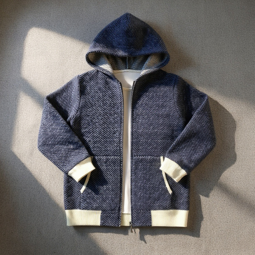 Diego Men’s Cashmere Hoodie – Soft Knit with Structured Fit