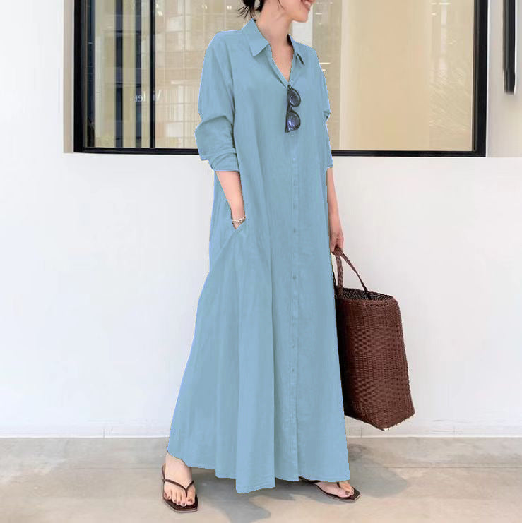 Finn Casual Cotton Blend Dress