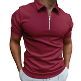Dario Mid-Zip Polo - Slim-Fit Knit Polo with Modern Half-Zip Styling