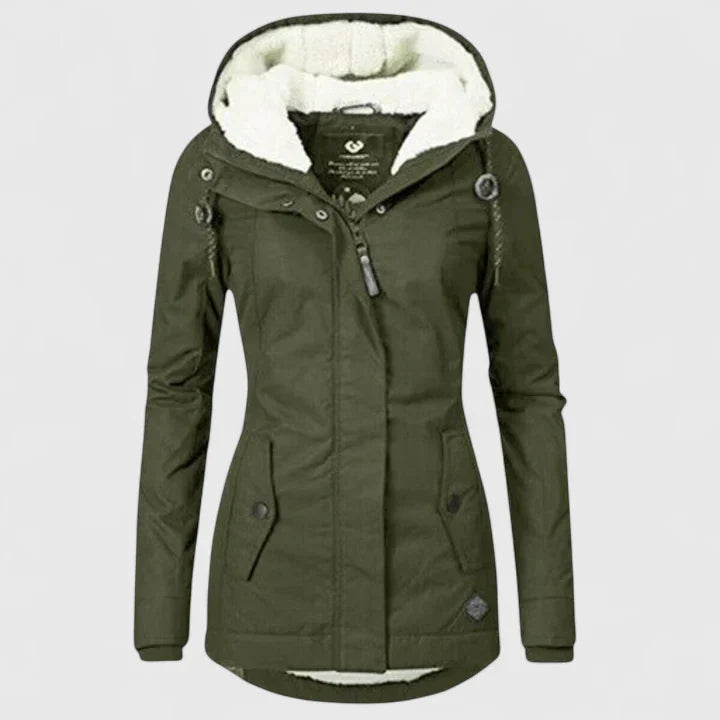 Sariya Women’s Winter Jacket – Water-Resistant with Warm Lining