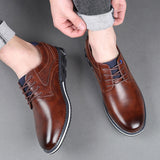 Noah Classic Leather Lace-Ups – Timeless Leather Sneakers for Everyday Wear