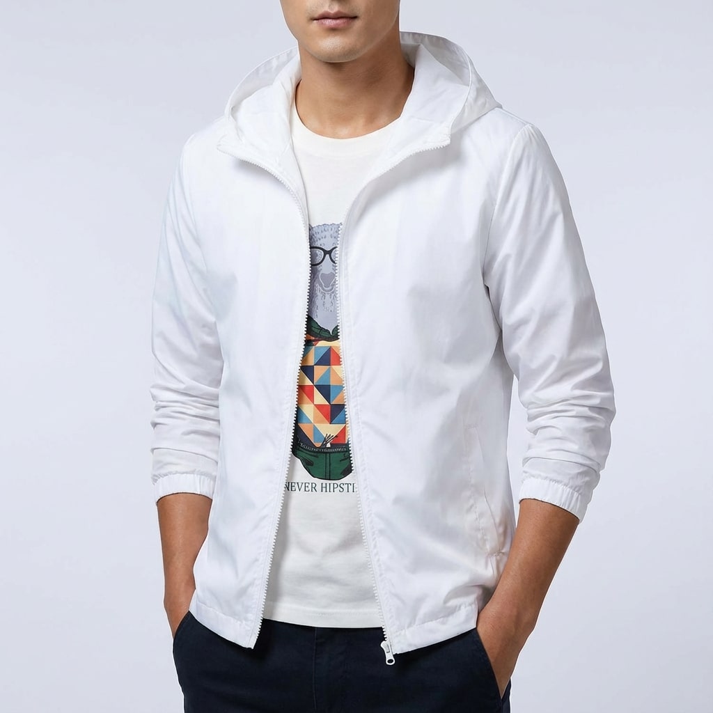 NimbusShell Unisex Lightweight Hooded Windbreaker Jacket