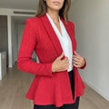 Ananya Women’s Jacket – Sculpted Peplum Fit