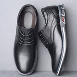 Noah Classic Leather Lace-Ups – Timeless Leather Sneakers for Everyday Wear