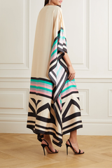 Aria Geometric Caftan – Light & Airy Statement Piece for Summer Escapes