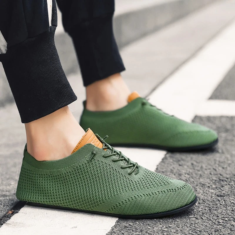 Eli Mesh Knit Slip-Ons – Lightweight Walking Shoes with Breathable Flexibility
