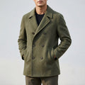 Soreno Men’s Coat – Double Breasted Wool Coat