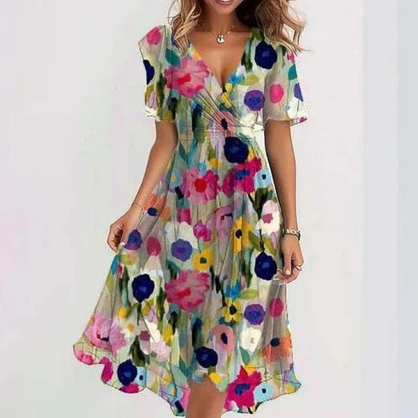 Clara Soft Drape Mini Dress – Effortless Everyday Style with a Feminine Touch