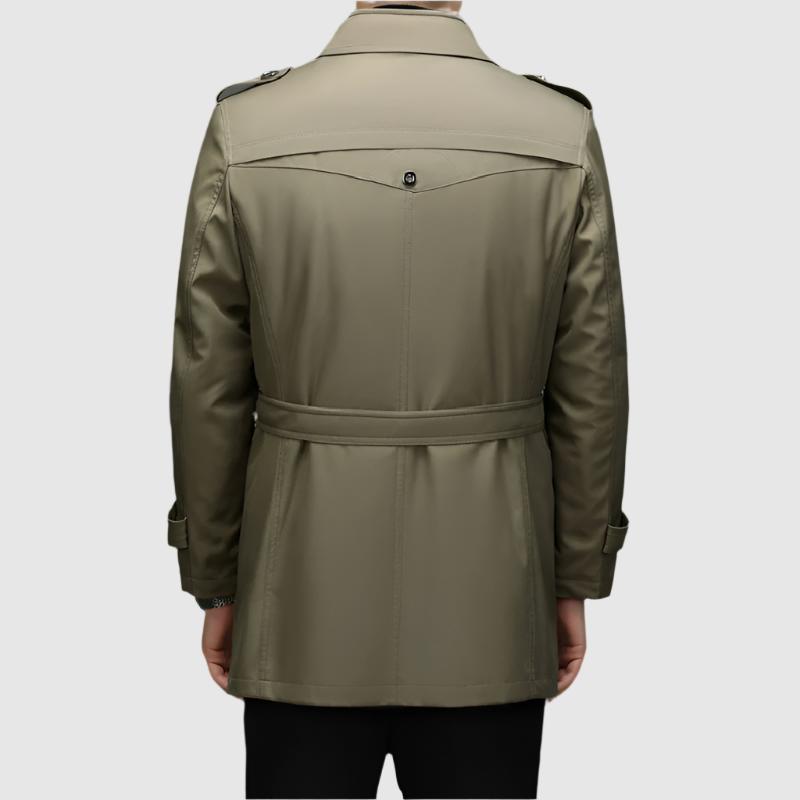 Monaco - Men's Double Breasted Trench Coat