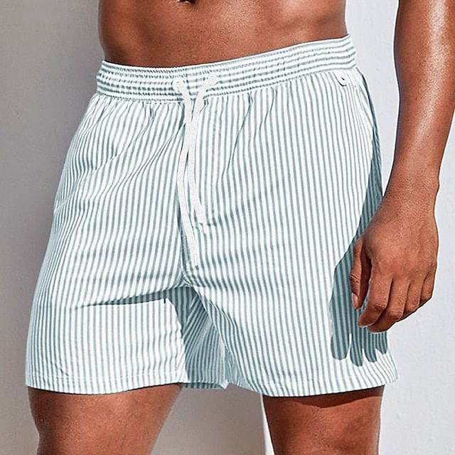 Austin Classic Striped Swim Trunks – Quick-Dry Fabric & Relaxed Fit for Summer Fun 1