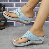 Bella Wedge Sandals for Women – Cushioned Comfort & Elegant Cutout Design 7