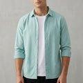 Landon Cotton Relaxed Button-Down Shirt – Lightweight Casual Essential