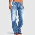 Boston Black Wide Leg Jeans - High-Stretch Denim for Unrestricted Comfort 0