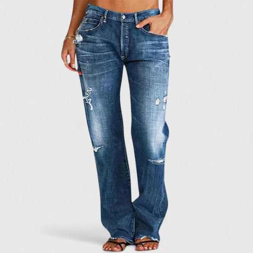 Boston Black Wide Leg Jeans - High-Stretch Denim for Unrestricted Comfort 1