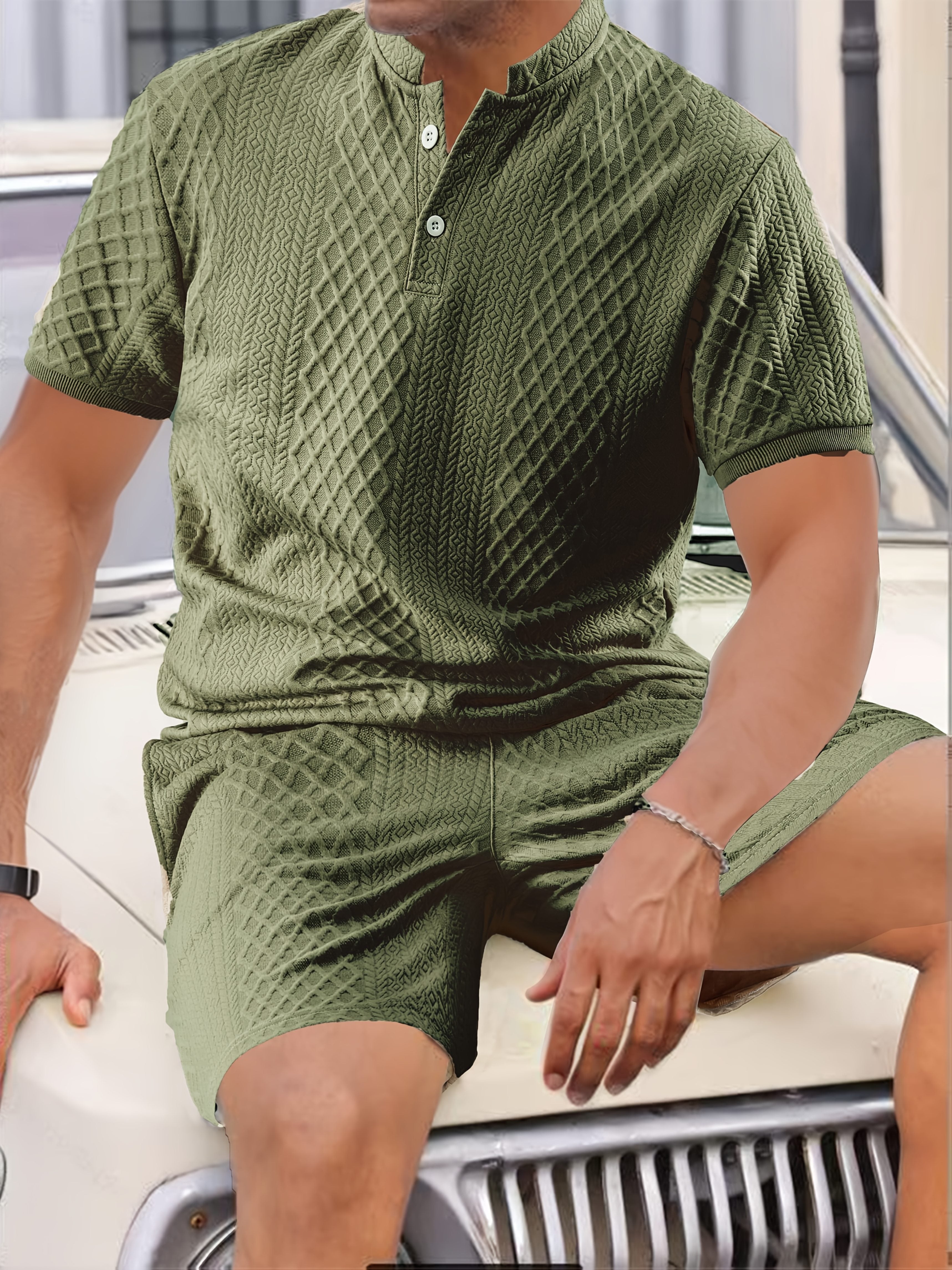 Boston Geometric Two-Piece Set – Lightweight Fabric with Relaxed Fit 1