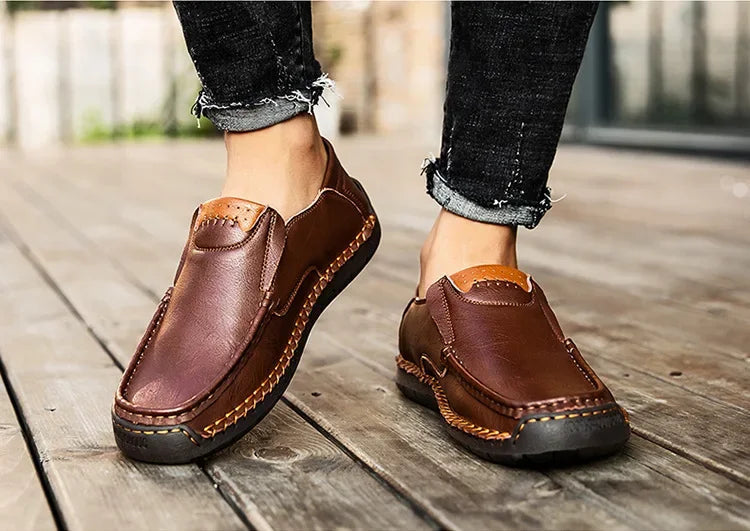 Boston Luxurious Black Loafers for Women – Handcrafted Leather with Cushioned Insole 5