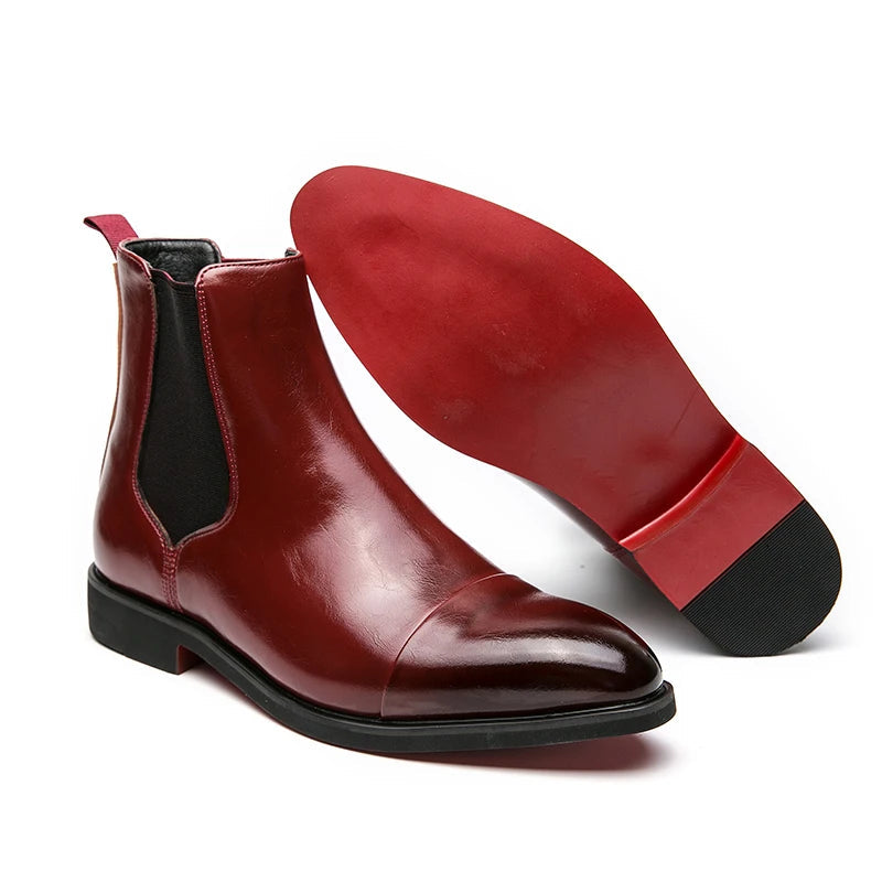 Boston Premium Black Chelsea Boots – Luxurious Leather with Timeless Comfort for Men 2