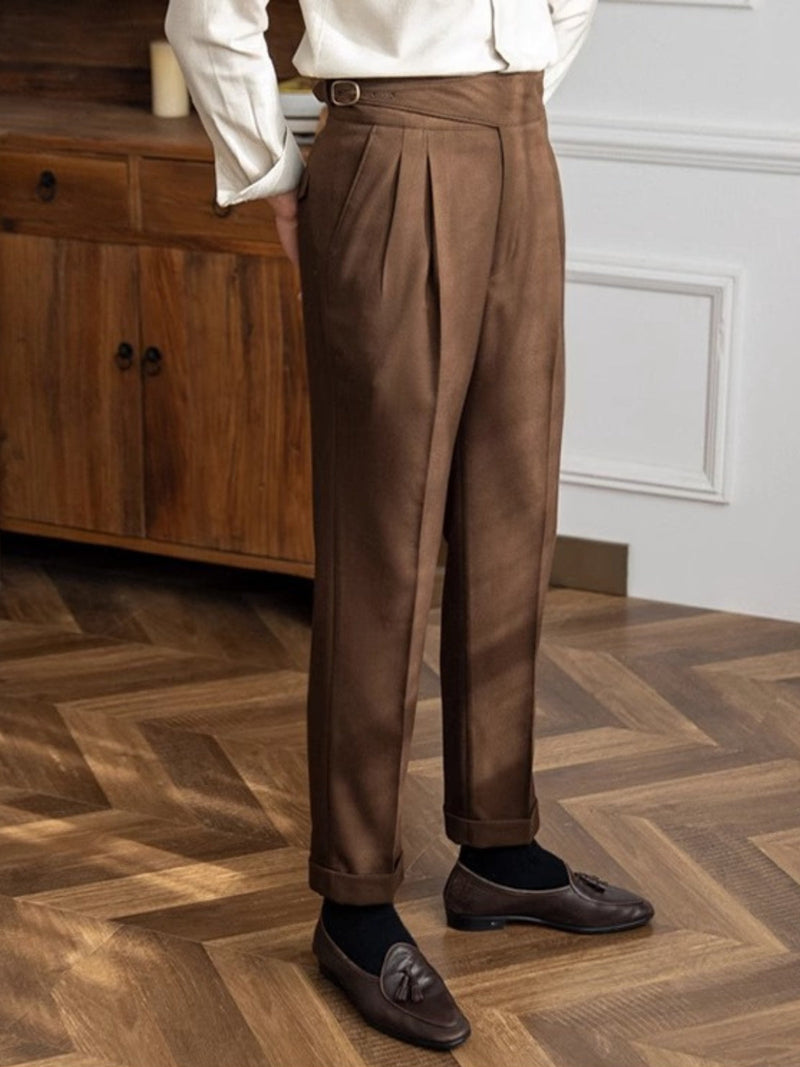 Boston Slim Fit Trousers – Elegant Polyester Blend for Effortless Style 8