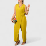 Brooklyn Black Jumpsuit – Lightweight Fabric with Elegant Structured Shoulders 5