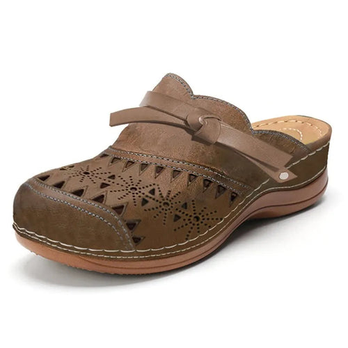 Brooklyn Ergonomic Clogs for Women – Breathable Floral Cut-Out Design & Slip-On Comfort 0