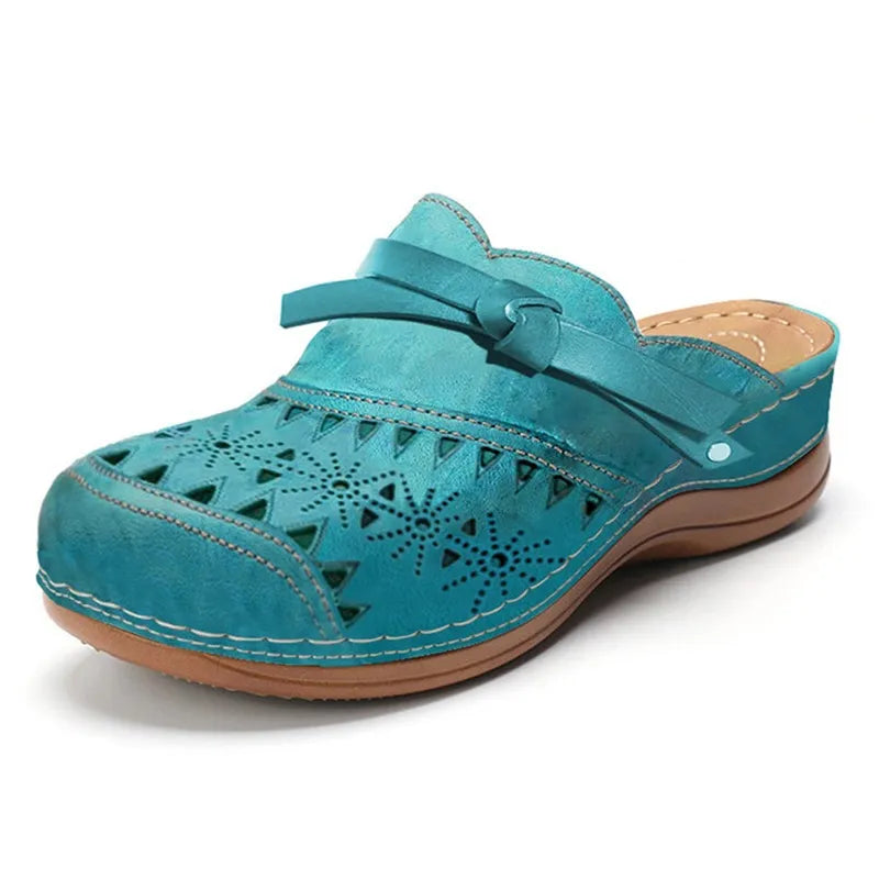 Brooklyn Ergonomic Clogs for Women – Breathable Floral Cut-Out Design & Slip-On Comfort 1