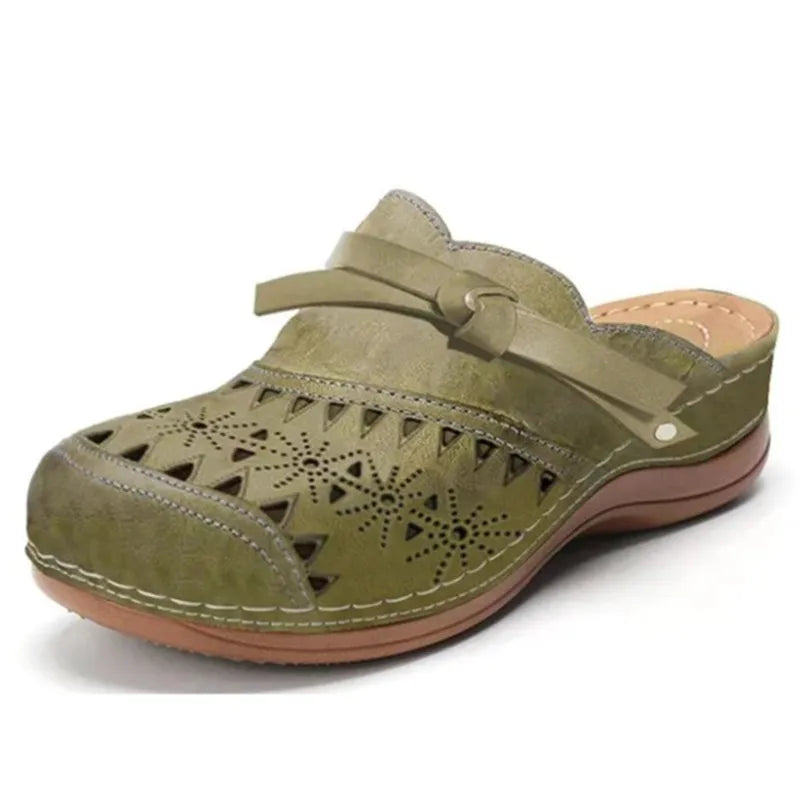 Brooklyn Ergonomic Clogs for Women – Breathable Floral Cut-Out Design & Slip-On Comfort 3