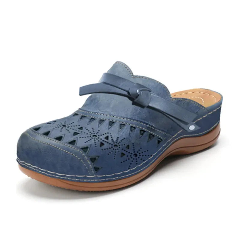 Brooklyn Ergonomic Clogs for Women – Breathable Floral Cut-Out Design & Slip-On Comfort 4