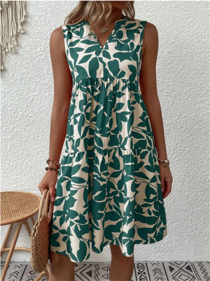 Brooklyn Floral Sundress – Lightweight Cotton A-Line for Effortless Summer Elegance 0