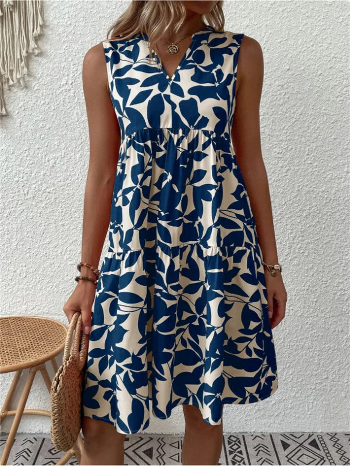 Brooklyn Floral Sundress – Lightweight Cotton A-Line for Effortless Summer Elegance 1