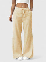 Brooklyn Flowy Palazzo Pants – Lightweight Fabric with Adjustable Waist for Comfort 6