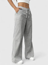 Brooklyn Flowy Palazzo Pants – Lightweight Fabric with Adjustable Waist for Comfort 8