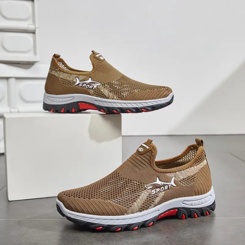 Brooklyn Lightweight Slip-On Sneakers – Breathable Mesh with Anti-Slip Grip 1