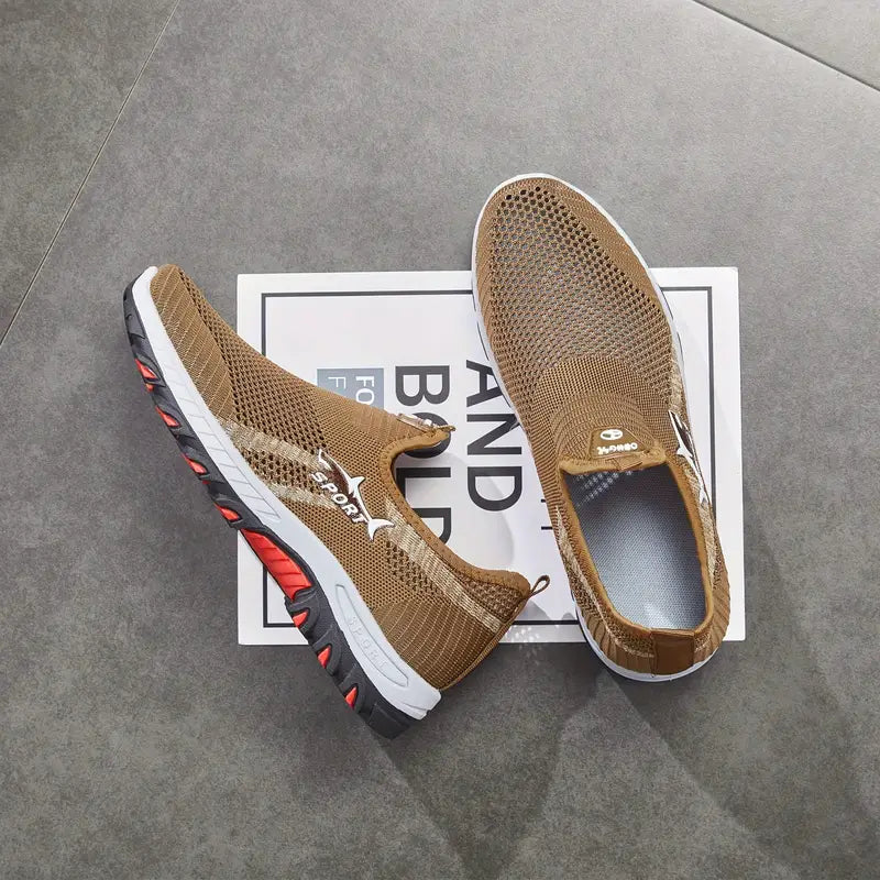 Brooklyn Lightweight Slip-On Sneakers – Breathable Mesh with Anti-Slip Grip 4