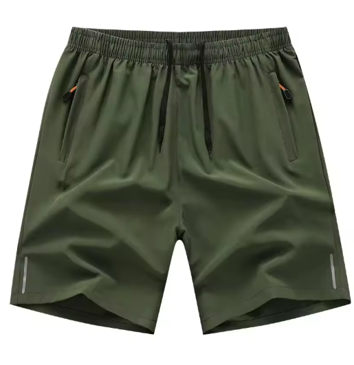 Brooklyn Men's Athletic Shorts – Lightweight & Breathable with Zippered Pockets 0