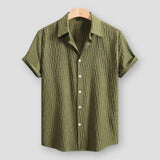 Brooklyn Men's Casual Button Down Shirt – Soft Cotton Blend with Relaxed Fit 1