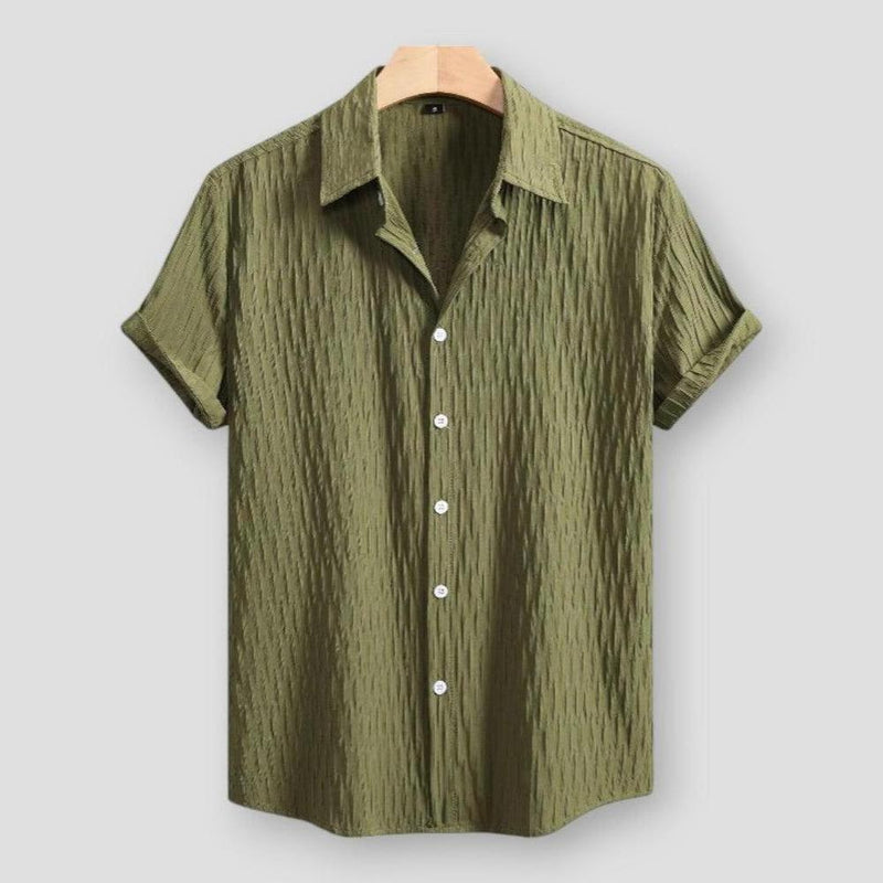 Brooklyn Men's Casual Button Down Shirt – Soft Cotton Blend with Relaxed Fit 1