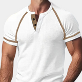 Brooklyn Men's T Shirt – Soft Knit Blend with Classic Henley Neckline 4