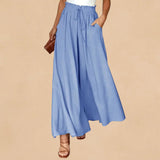 Brooklyn Palazzo Pants - Soft, Breathable Fabric with Relaxed Fit & High-Rise Waist 1