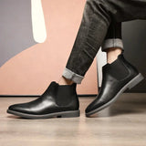 Brooklyn Premium Leather Chelsea Boots – Cushioned Comfort & Stretch Fit for Men 2