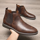 Brooklyn Premium Leather Chelsea Boots – Cushioned Comfort & Stretch Fit for Men 6