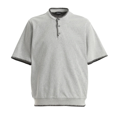 Brooklyn Relaxed Fit Mens Polo Shirt – 100% Organic Cotton with Trendy Contrast Stitching 0