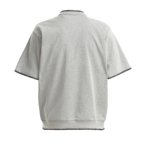 Brooklyn Relaxed Fit Mens Polo Shirt – 100% Organic Cotton with Trendy Contrast Stitching 1